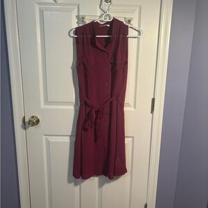 NWOT maroon DKNY dress